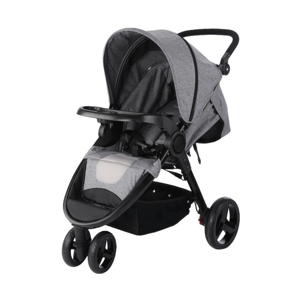 ΠΑΙΔΙΚΟ ΠΟΛΥΚΑΡΟΤΣΙ 3 σε 1 SUNNY LOVE ST601 ΓΚΡΙ - Image 3