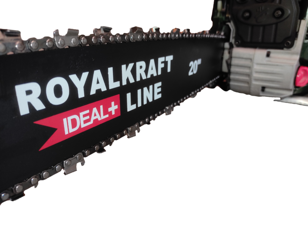 Βενζινοκίνητο Αλυσοπρίονο ROYAL KRAFT 6800 LINE 68cc - Πράσινο - Image 2