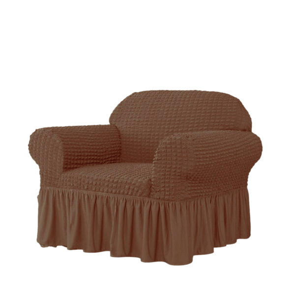 Ελαστικό Κάλυμμα Καναπέ - Πολυθρόνα (70% Βαμβάκι 30% Λύκρα) ΚΑΠΟΥΤΣΙΝΟ