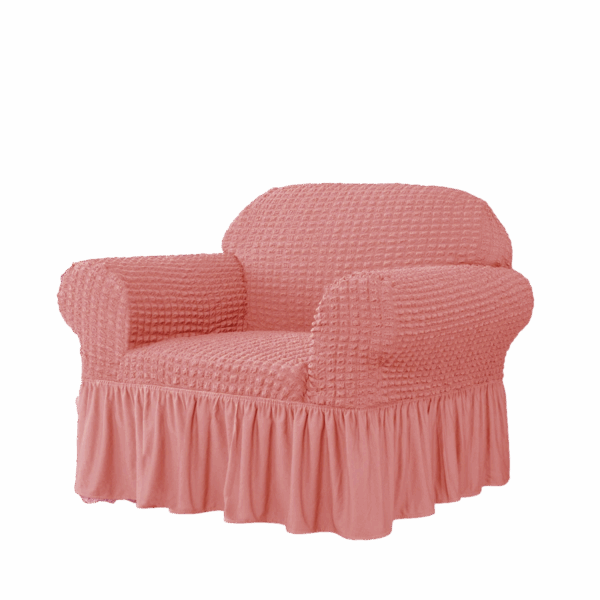 Ελαστικό Κάλυμμα Καναπέ - Πολυθρόνα (70% Βαμβάκι 30% Λύκρα) ΡΟΖ