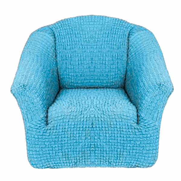 Ελαστικό Κάλυμμα Καναπέ - Πολυθρόνα χωρίς βολάν (70% Βαμβάκι 30% Λύκρα) ΣΙΕΛ