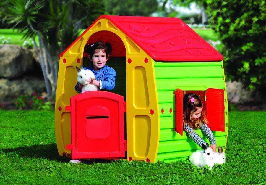 Παιδικό Σπιτάκι Κήπου Magical House Πράσινο-Κίτρινο με Κόκκινη Σκεπή STARPLAY - 010561 - Image 2