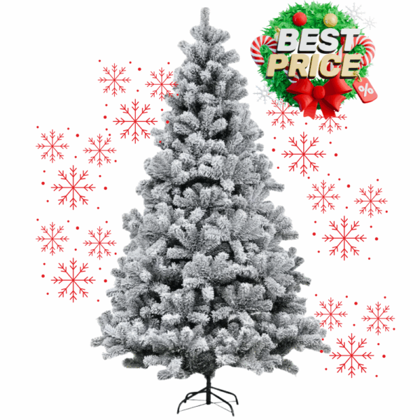 Χριστουγεννιάτικο Δέντρο Χιονισμένο με Μεταλλική Βάση NEW YORK – 300εκ.