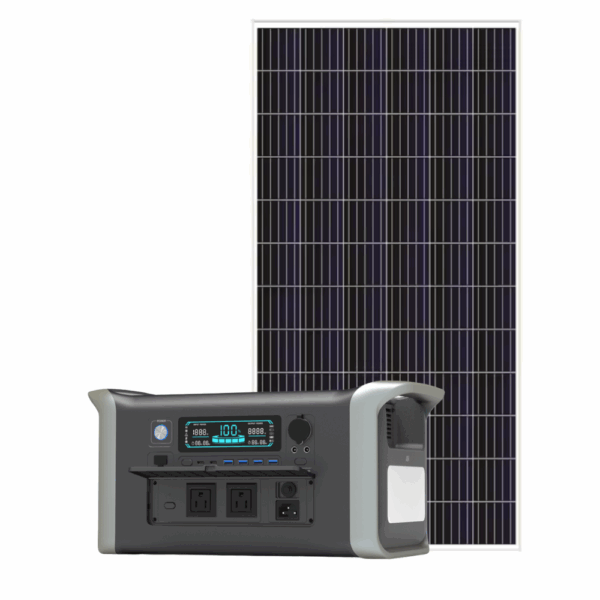 Eco Power station Χωρητικότητας 320.000mAh / 1024Wh / 1800W + Ηλιακό Πάνελ LiFePO₄