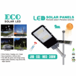 Eco Led Αδιάβροχος Ηλιακός Προβολέας 300W με Πάνελ IP65 – JHD-SSL-M03-2