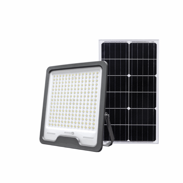 Eco Led Αδιάβροχος Ηλιακός Προβολέας 1000W με Πάνελ IP65 – JHD-KFL-G