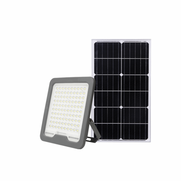 Eco Led Αδιάβροχος Ηλιακός Προβολέας 500W με Πάνελ IP65 – JHD-KFL-G