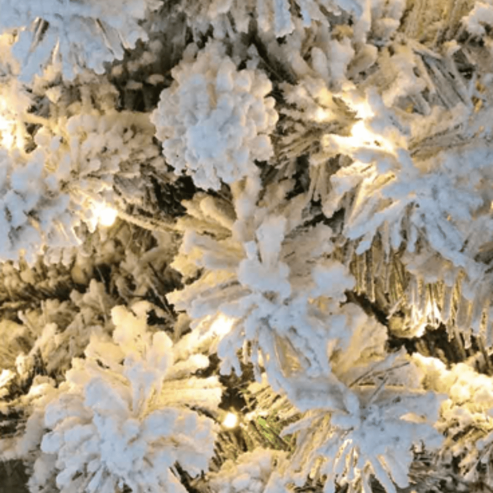 Χριστουγεννιάτικο Δέντρο Aspen Glow Χιονισμένο με LED φωτισμό 180εκ. με 844 Κλαδιά - Image 2