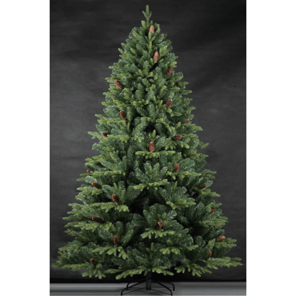 Χριστουγεννιάτικο Δέντρο Merry Pine Πράσινο με κουκουνάρια 210εκ. με 1212 Κλαδιά