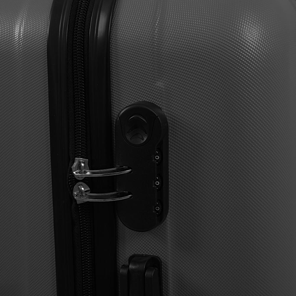 SHELL Σετ Βαλίτσες 3 Τεμαχίων 20″-24″-28″ – Σκληρές, Ελαφριές & Ανθεκτικές - ΓΚΡΙ ΣΚΟΥΡΟ - Image 8