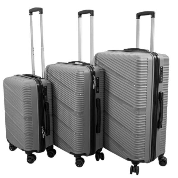 LINEA Σετ Βαλίτσες 3 Τεμαχίων 20″-24″-28″ – Σκληρές, Ελαφριές & Ανθεκτικές - ΑΣΗΜΙ