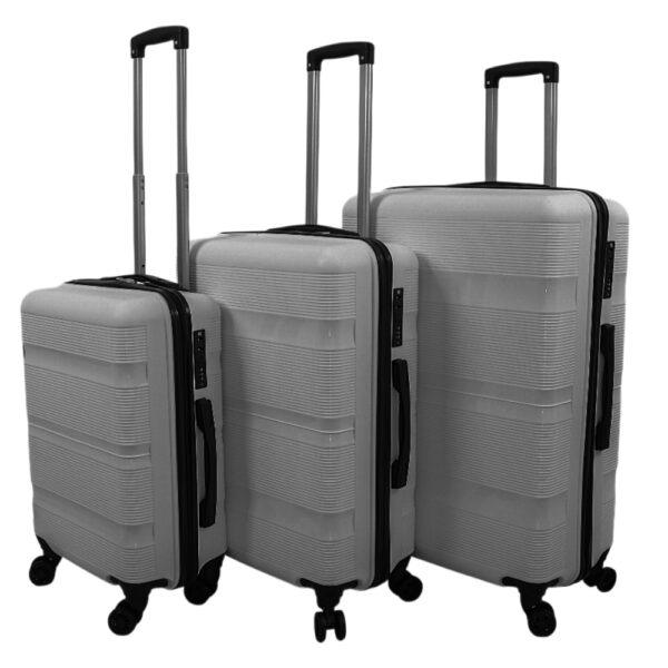 TRAVEL LINE Σετ Βαλίτσες 3 Τεμαχίων 20″-24″-28″ – Σκληρές, Ελαφριές & Ανθεκτικές - ΑΣΗΜΙ