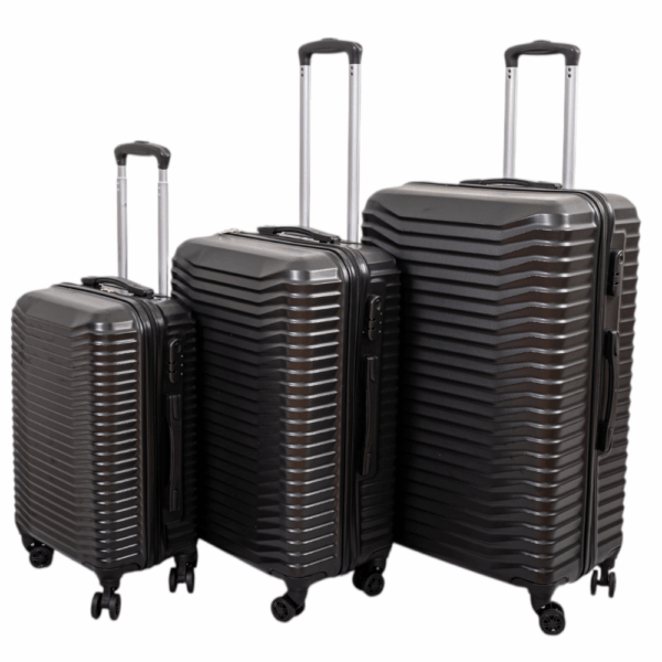 TITAN Σετ Βαλίτσες 3 Τεμαχίων 20″-24″-28″ – Σκληρές, Ελαφριές & Ανθεκτικές - ΜΑΥΡΟ