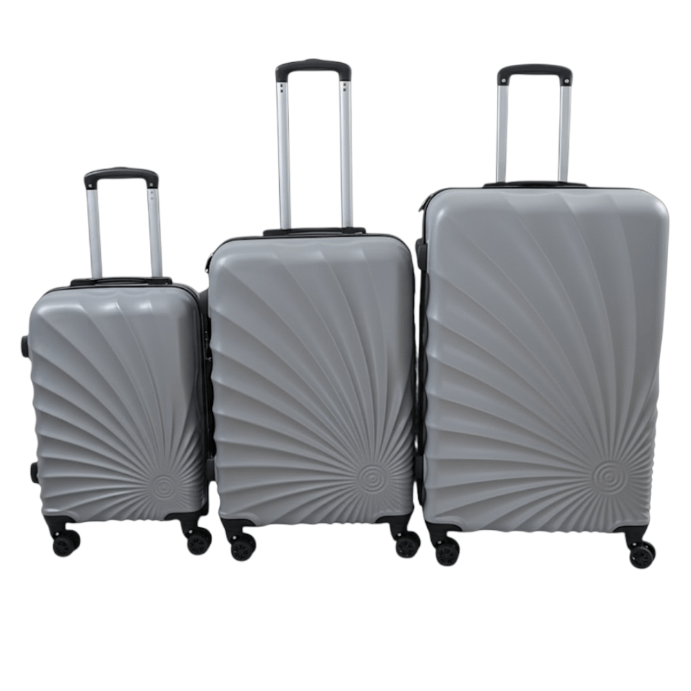 SHELL Σετ Βαλίτσες 3 Τεμαχίων 20″-24″-28″ – Σκληρές, Ελαφριές & Ανθεκτικές - ΑΣΗΜΙ - Image 2