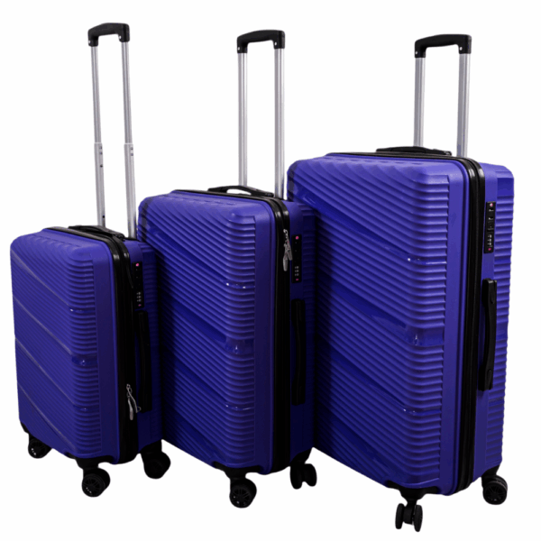 LINEA Σετ Βαλίτσες 3 Τεμαχίων 20″-24″-28″ – Σκληρές, Ελαφριές & Ανθεκτικές - ΜΠΛΕ ΣΚΟΥΡΟ