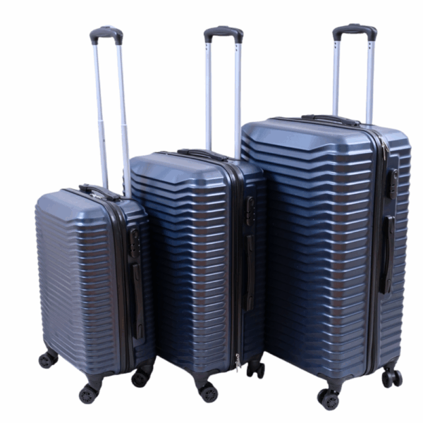 TITAN Σετ Βαλίτσες 3 Τεμαχίων 20″-24″-28″ – Σκληρές, Ελαφριές & Ανθεκτικές - ΣΚΟΥΡΟ ΜΠΛΕ