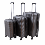TITAN Σετ Βαλίτσες 3 Τεμαχίων 20″-24″-28″ – Σκληρές, Ελαφριές & Ανθεκτικές - ΣΚΟΥΡΟ ΓΚΡΙ