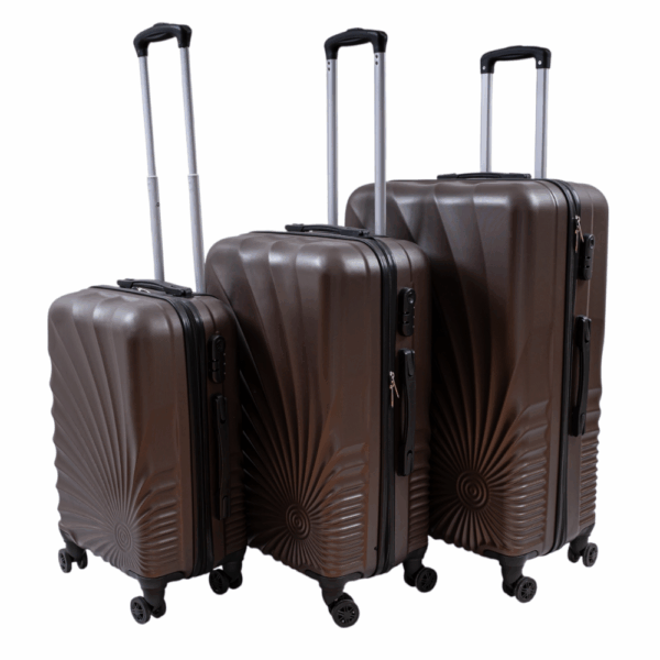 SHELL Σετ Βαλίτσες 3 Τεμαχίων 20″-24″-28″ – Σκληρές, Ελαφριές & Ανθεκτικές - ΚΑΦΕ