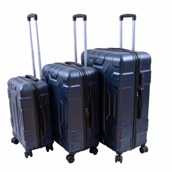NEXUS Σετ Βαλίτσες 3 Τεμαχίων 20″-24″-28″ – Σκληρές, Ελαφριές & Ανθεκτικές - ΜΠΛΕ ΣΚΟΥΡΟ