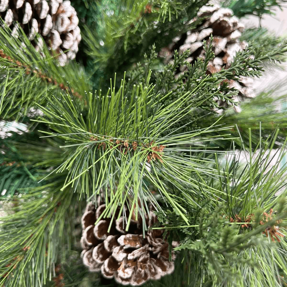 Χριστουγεννιάτικο Δέντρο Αλπικό Έλατο Πράσινο με κουκουνάρια 210εκ. με 923 Κλαδιά - Image 2