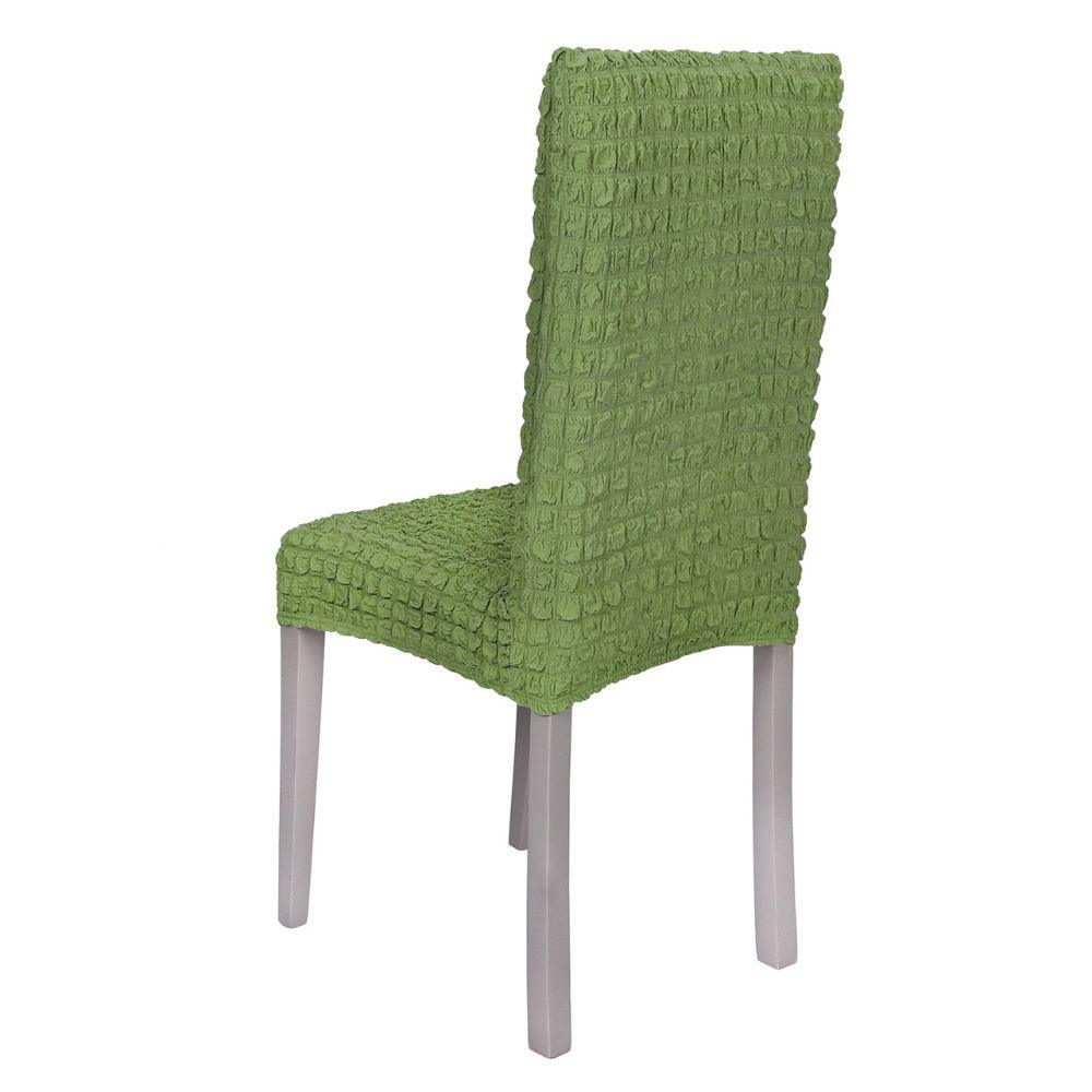 Σετ 6τμχ Ελαστικό Κάλυμμα Καρέκλας χωρίς βολάν με πλάτη ΚΥΠΑΡΙΣΣΙ - Image 9