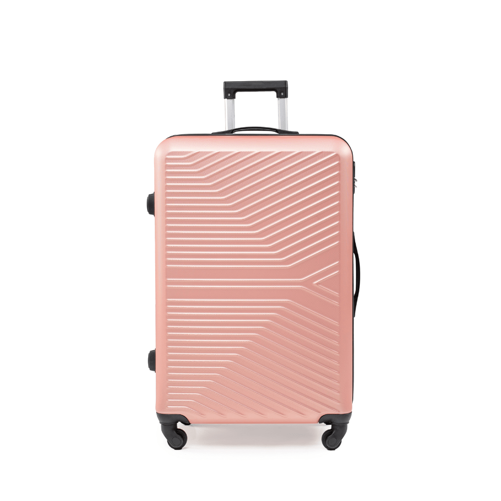NOVA Σετ Βαλίτσες 3 Τεμαχίων 20″-24″-28″ – Σκληρές, Ελαφριές & Ανθεκτικές – ΡΟΖ ΧΡΥΣΟ - Image 2