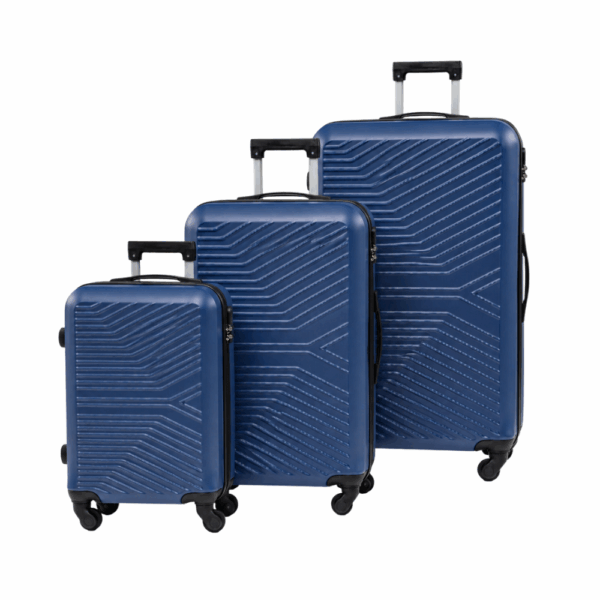 NOVA Σετ Βαλίτσες 3 Τεμαχίων 20″-24″-28″ – Σκληρές, Ελαφριές & Ανθεκτικές – ΜΠΛΕ ΣΚΟΥΡΟ