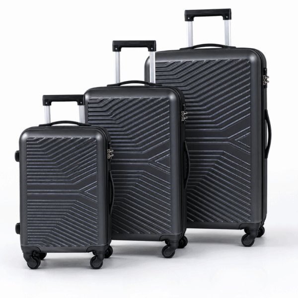 NOVA Σετ Βαλίτσες 3 Τεμαχίων 20″-24″-28″ – Σκληρές, Ελαφριές & Ανθεκτικές – ΜΑΥΡΟ