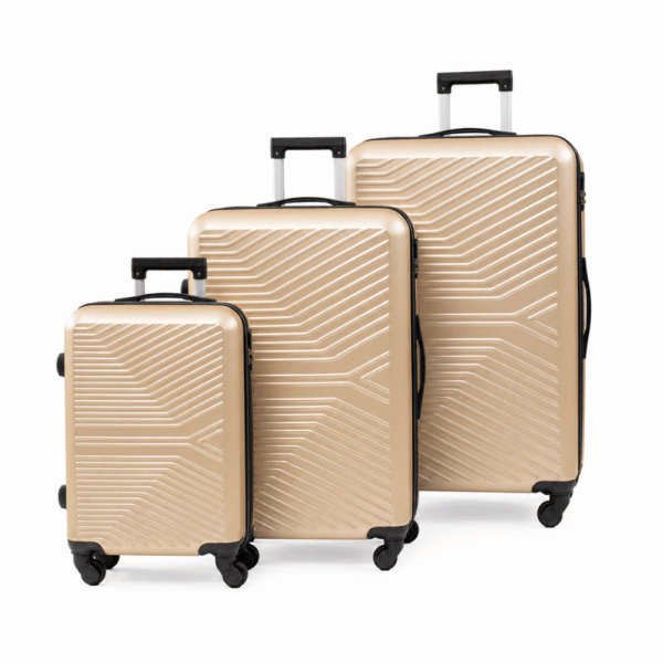 NOVA Σετ Βαλίτσες 3 Τεμαχίων 20″-24″-28″ – Σκληρές, Ελαφριές & Ανθεκτικές – ΣΑΜΠΑΝΙ