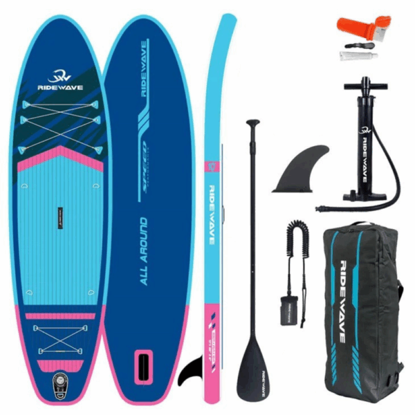 Φουσκωτή Σανίδα Sup Ridewave AeroFlow 10′ με κουπί , αξεσουάρ και σακίδιο μεταφοράς με μήκος 305cm – BlueMotion