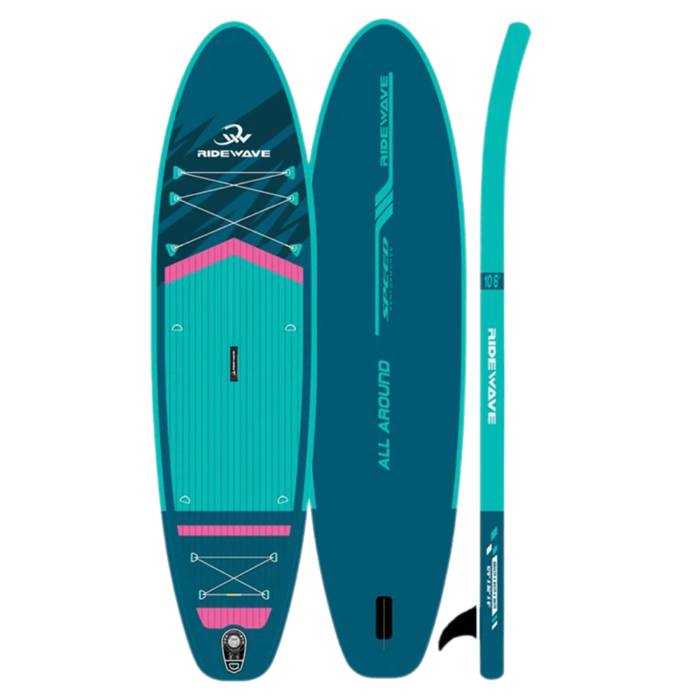 Φουσκωτή Σανίδα Sup Ridewave AeroFlow 10,6′ με κουπί , αξεσουάρ και σακίδιο μεταφοράς με μήκος 320cm – WaveFlow