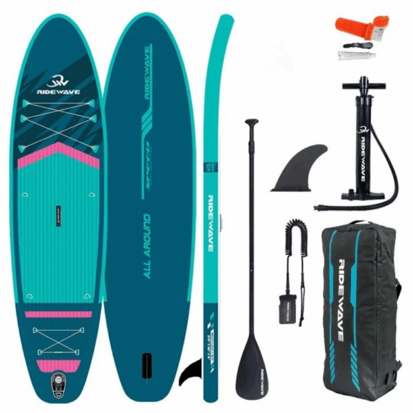 Φουσκωτή Σανίδα Sup Ridewave AeroFlow 10,6′ με κουπί , αξεσουάρ και σακίδιο μεταφοράς με μήκος 320cm – WaveFlow