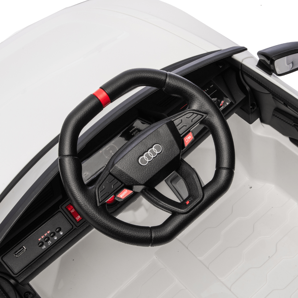 Licensed Audi RS e-tron GT Ηλεκτρικό Παιδικό Αυτοκίνητο 12V – ΛΕΥΚΟ - Image 16