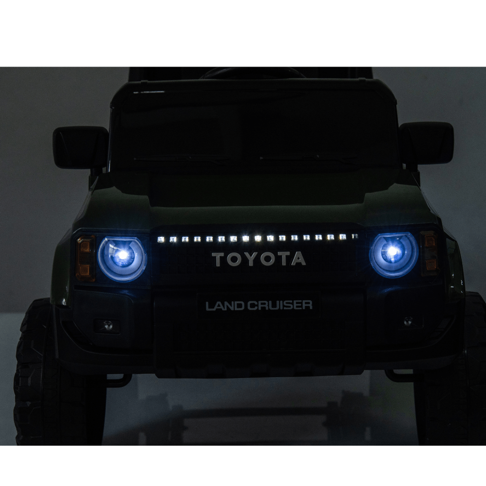Licensed TOYOTA LAND CRUISER Ηλεκτρικό Παιδικό Jeep 4x4 – ARMY - Image 24