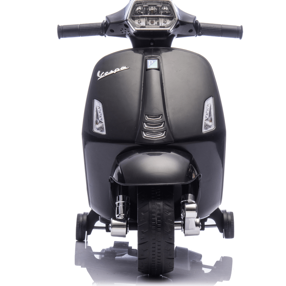 Licensed VESPA Ηλεκτρική Παιδική Μηχανή 6V – ΜΑΥΡΟ - Image 2