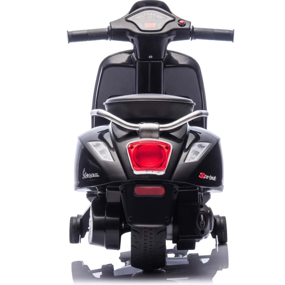 Licensed VESPA Ηλεκτρική Παιδική Μηχανή 6V – ΜΑΥΡΟ - Image 3