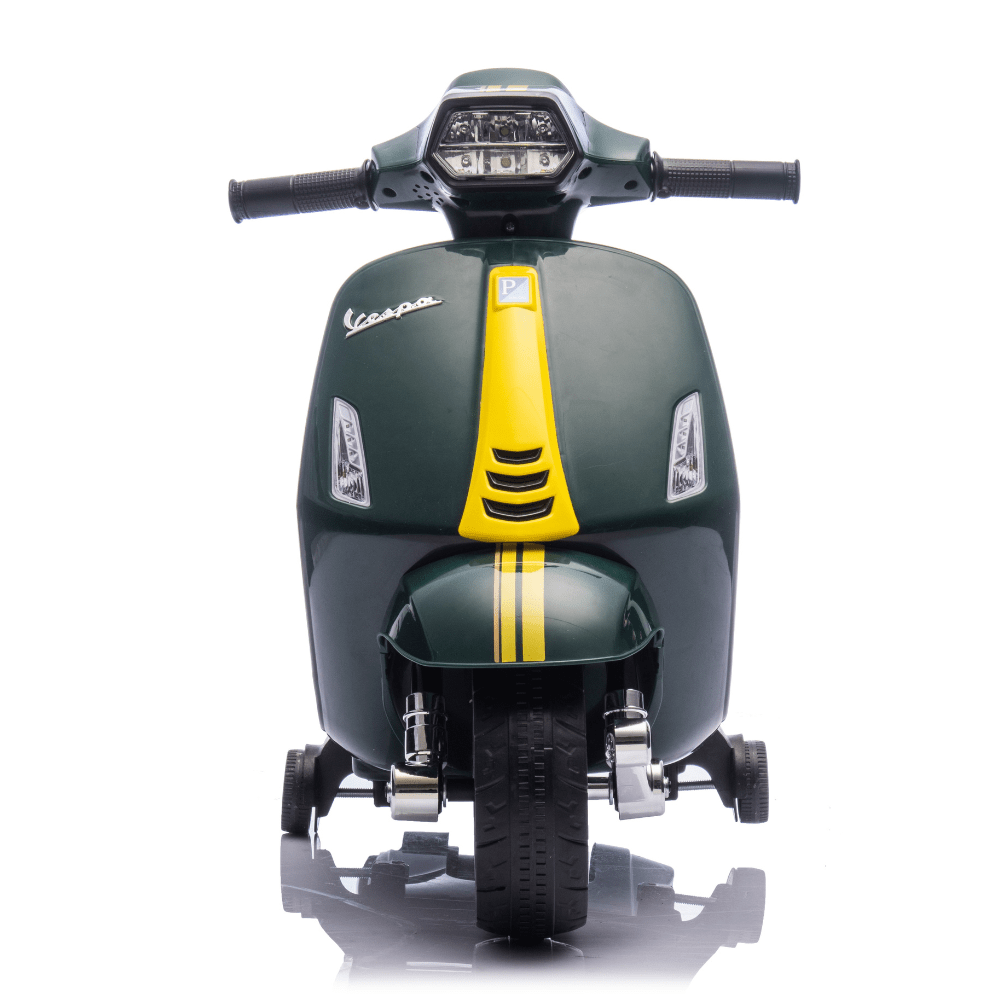 Licensed VESPA Ηλεκτρική Παιδική Μηχανή 6V – ΣΚΟΥΡΟ ΠΡΑΣΙΝΟ - Image 2