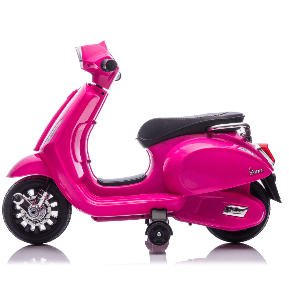 Licensed VESPA Ηλεκτρική Παιδική Μηχανή 6V – ΡΟΖ - Image 5