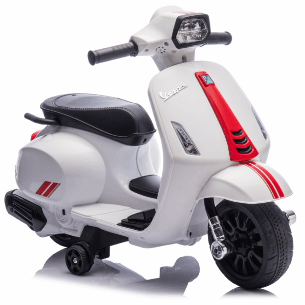 Licensed VESPA Ηλεκτρική Παιδική Μηχανή 6V – ΛΕΥΚΟ