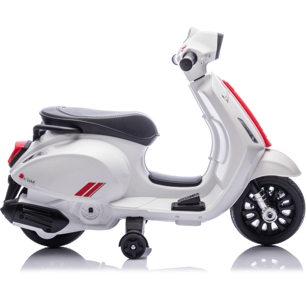 Licensed VESPA Ηλεκτρική Παιδική Μηχανή 6V – ΛΕΥΚΟ - Image 4
