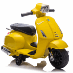 Licensed VESPA Ηλεκτρική Παιδική Μηχανή 6V – ΚΙΤΡΙΝΟ