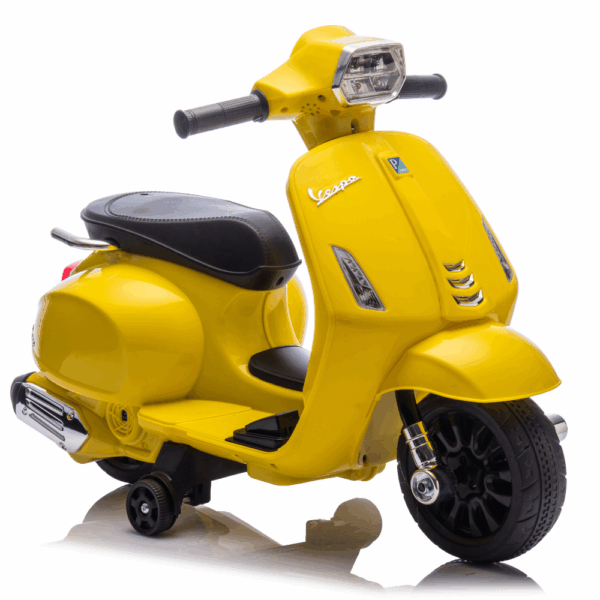Licensed VESPA Ηλεκτρική Παιδική Μηχανή 6V – ΚΙΤΡΙΝΟ