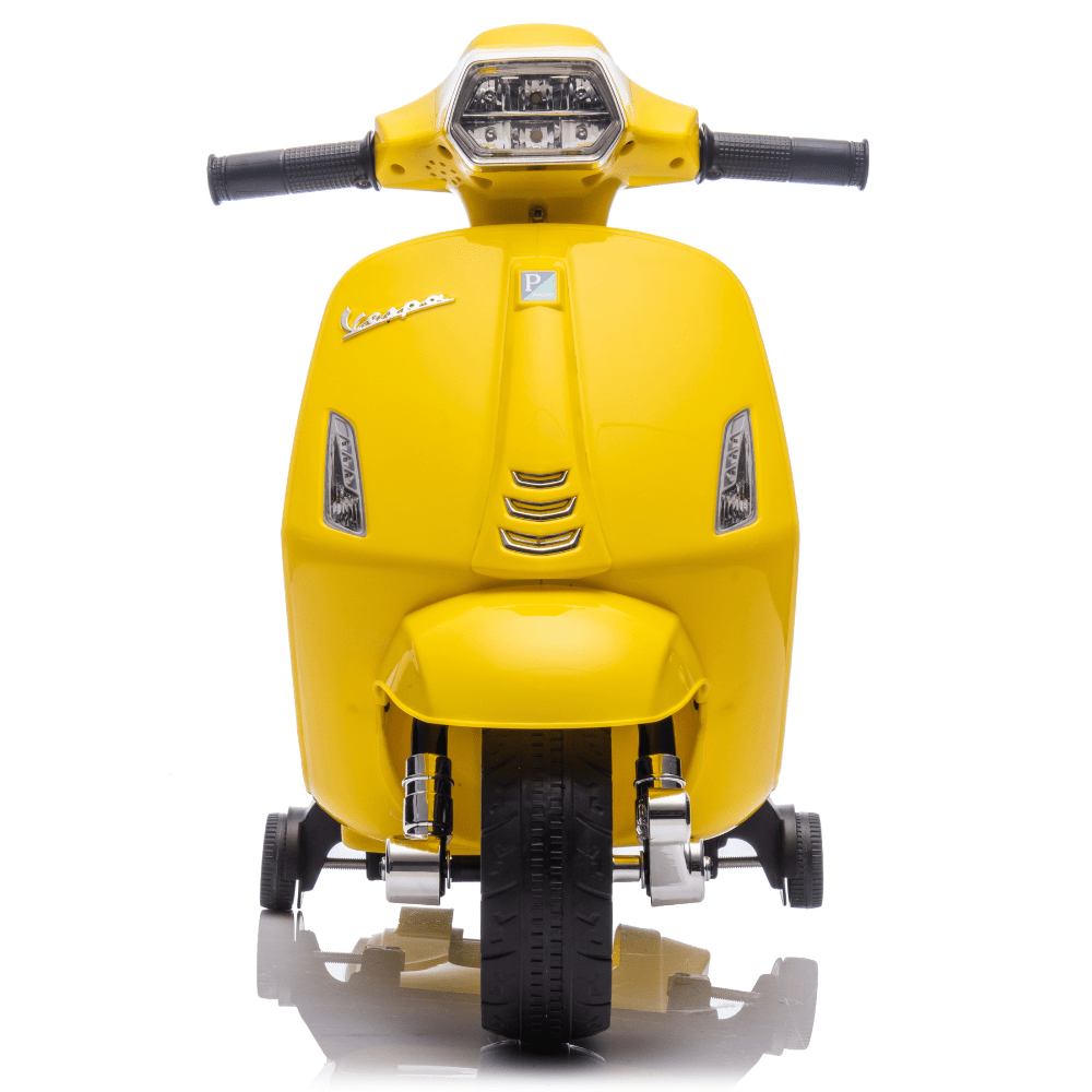 Licensed VESPA Ηλεκτρική Παιδική Μηχανή 6V – ΚΙΤΡΙΝΟ - Image 2