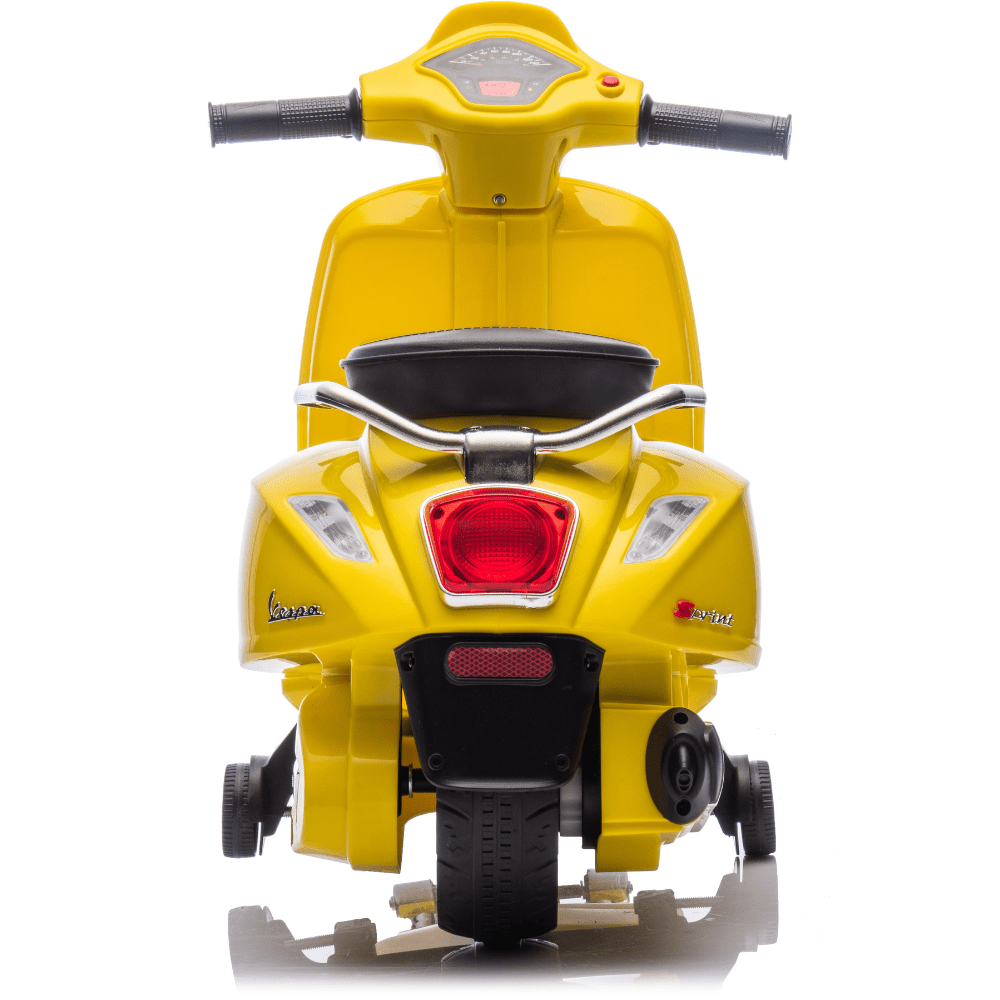 Licensed VESPA Ηλεκτρική Παιδική Μηχανή 6V – ΚΙΤΡΙΝΟ - Image 3