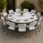 Στρογγυλό Τραπέζι Catering Ροτόντα Ø150×74 cm – 8-10 Άτομα