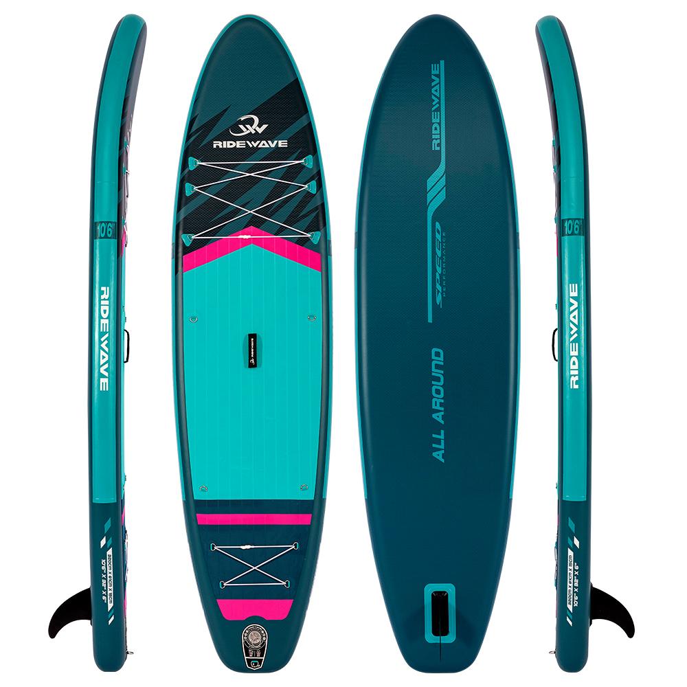 Φουσκωτή Σανίδα Sup Ridewave AeroFlow 10,6′ με κουπί , αξεσουάρ και σακίδιο μεταφοράς με μήκος 320cm – WaveFlow - Image 6