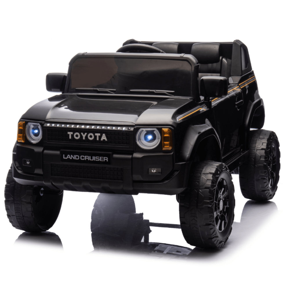Licensed TOYOTA LAND CRUISER Ηλεκτρικό Παιδικό Jeep 4x4 – ΜΑΥΡΟ