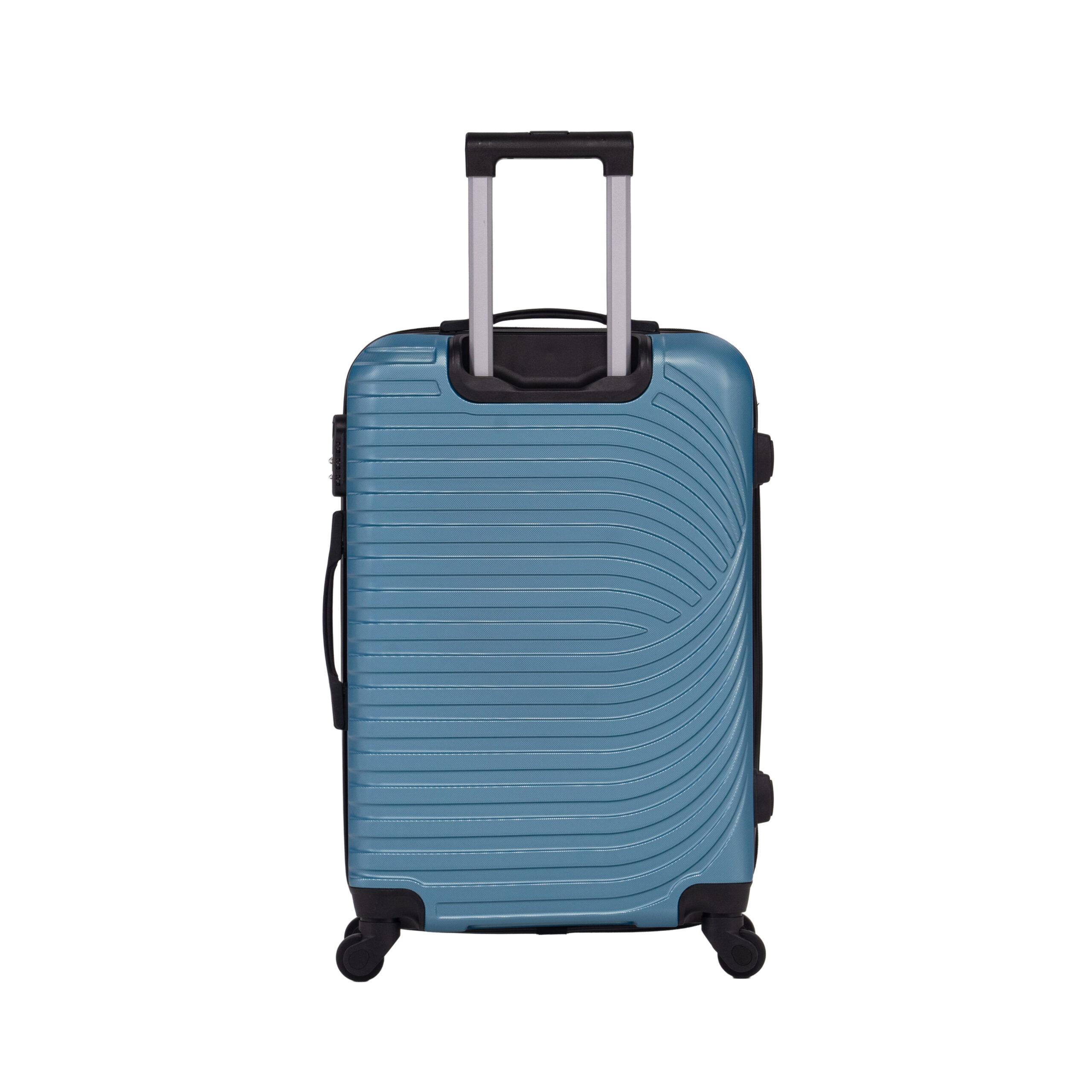 MOVE Σετ Βαλίτσες 3 Τεμαχίων 20″-24″-28″ – Σκληρές, Ελαφριές & Ανθεκτικές – ΜΠΛΕ ΜΕΤΑΛΛΙΚΟ - Image 11