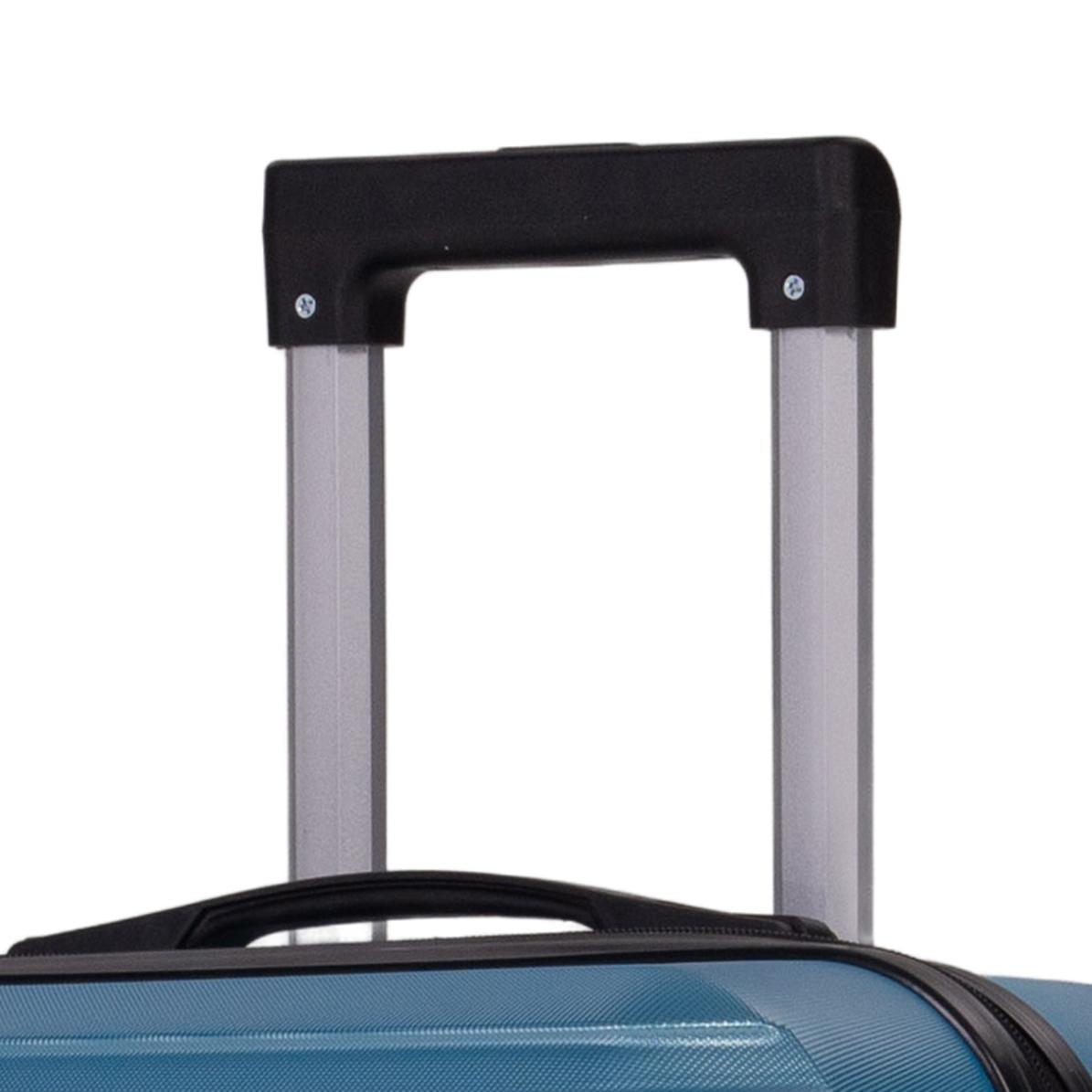 MOVE Σετ Βαλίτσες 3 Τεμαχίων 20″-24″-28″ – Σκληρές, Ελαφριές & Ανθεκτικές – ΜΠΛΕ ΜΕΤΑΛΛΙΚΟ - Image 9
