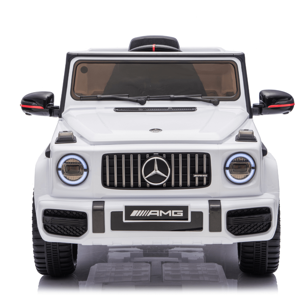 Licensed Mercedes-Benz AMG G63 Ηλεκτροκίνητο Παιδικό Αυτοκίνητο 12V – Με Τηλεχειριστήριο, Bluetooth, LED Φώτα & Ανοιγόμενες Πόρτες - ΛΕΥΚΟ - Image 6